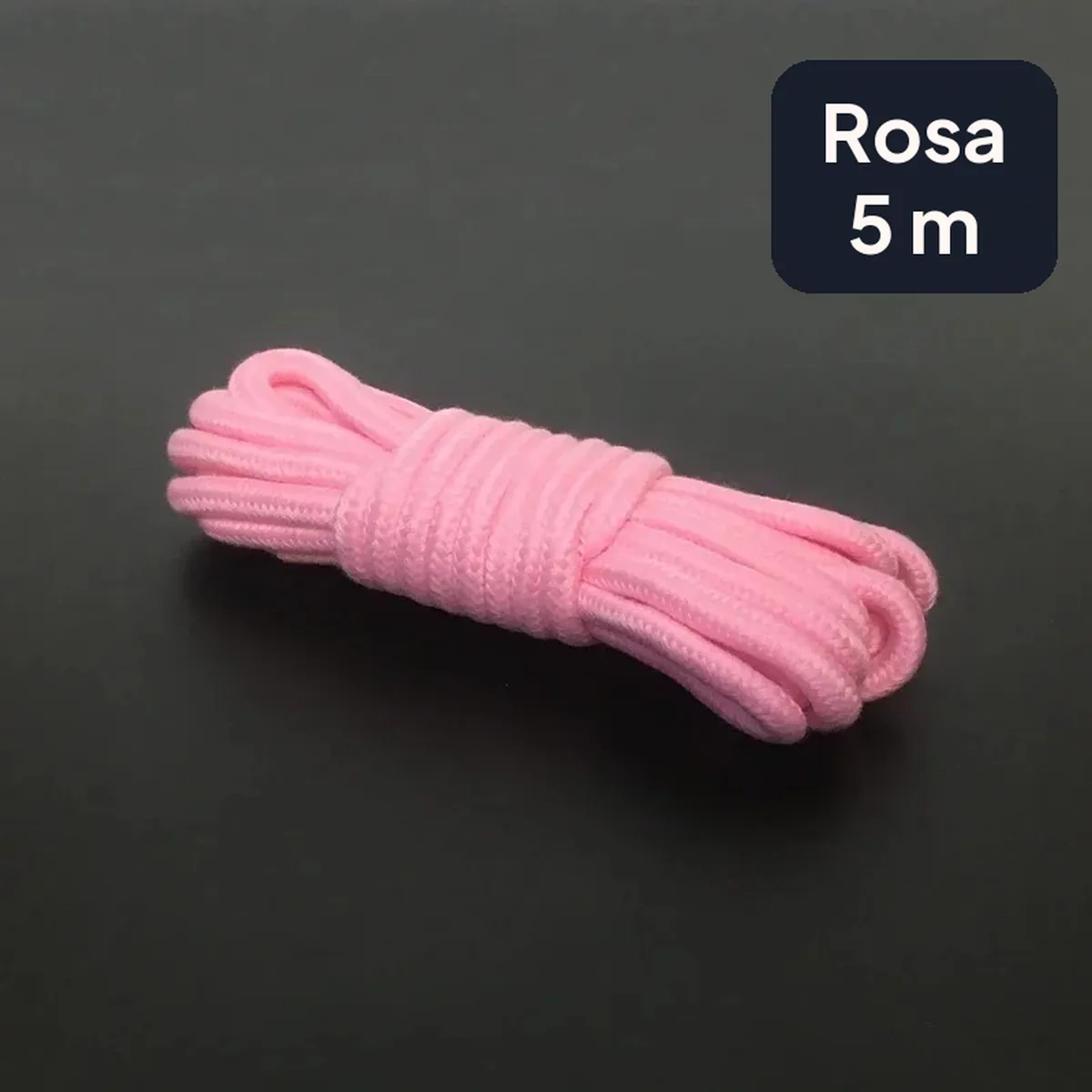 Cuerda de algodón para bondage de 5 m o 10 m en colores – rosa, 5 m