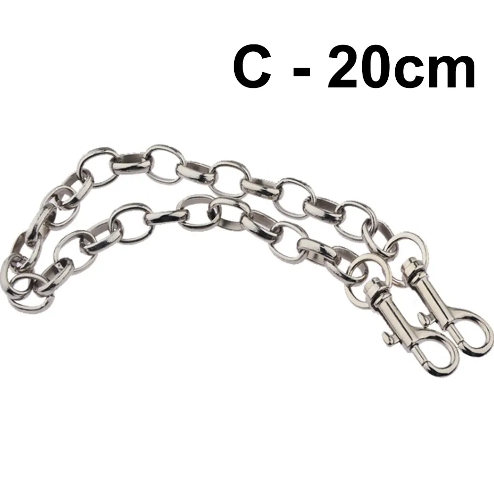 Esposas de Metal brazalete de tobillo pulsera Bondage ataduras – chain c, 20 cm