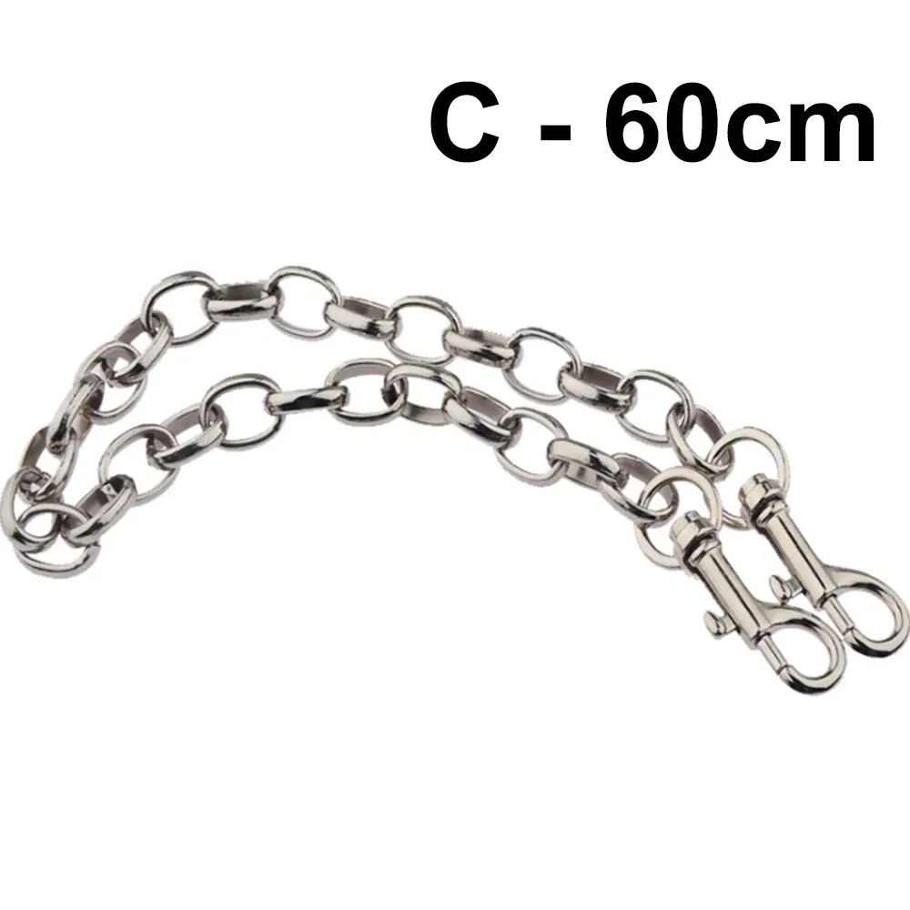 Esposas de Metal brazalete de tobillo pulsera Bondage ataduras – chain c, 60 cm