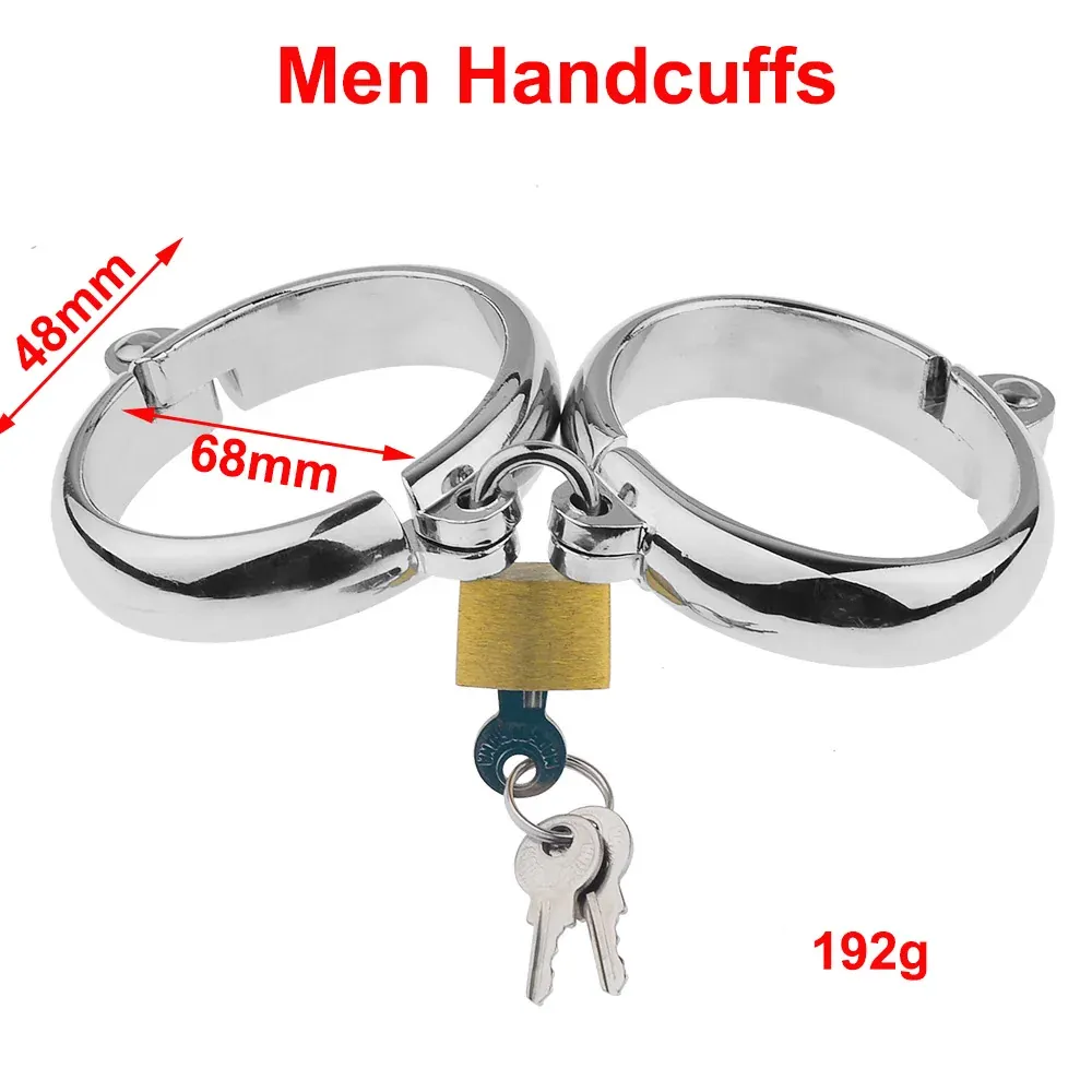 Esposas de Metal brazalete de tobillo pulsera Bondage ataduras – men handcuffs