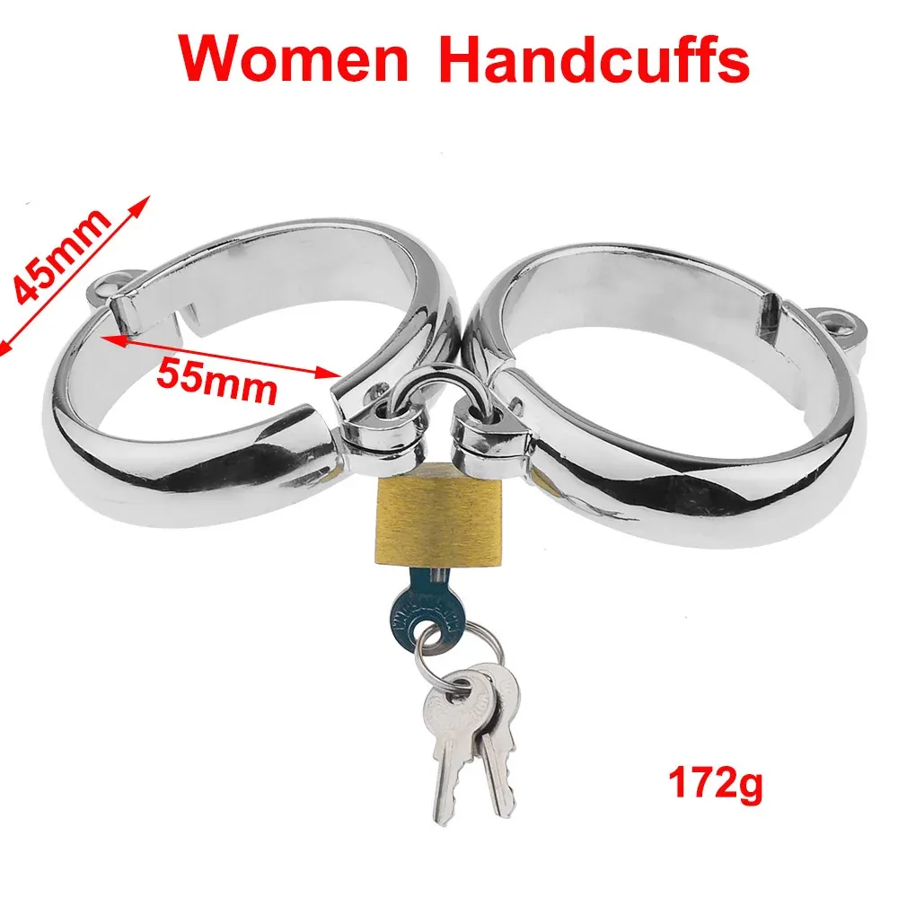 Esposas de Metal brazalete de tobillo pulsera Bondage ataduras – women handcuffs