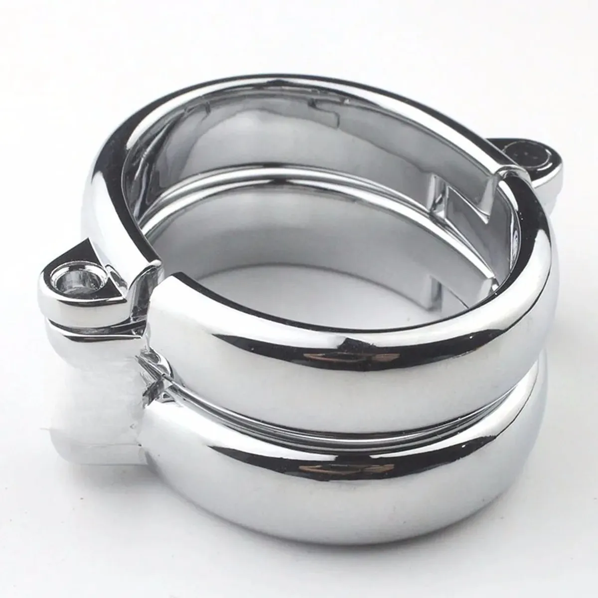 Esposas de metal con cadena y brazalete de tobillo para bondage – vue 2