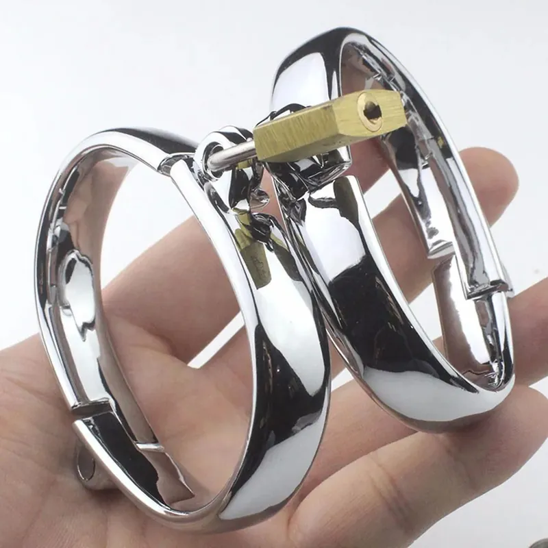 Esposas de metal con cadena y brazalete de tobillo para bondage – Cuatro estilos de cadena