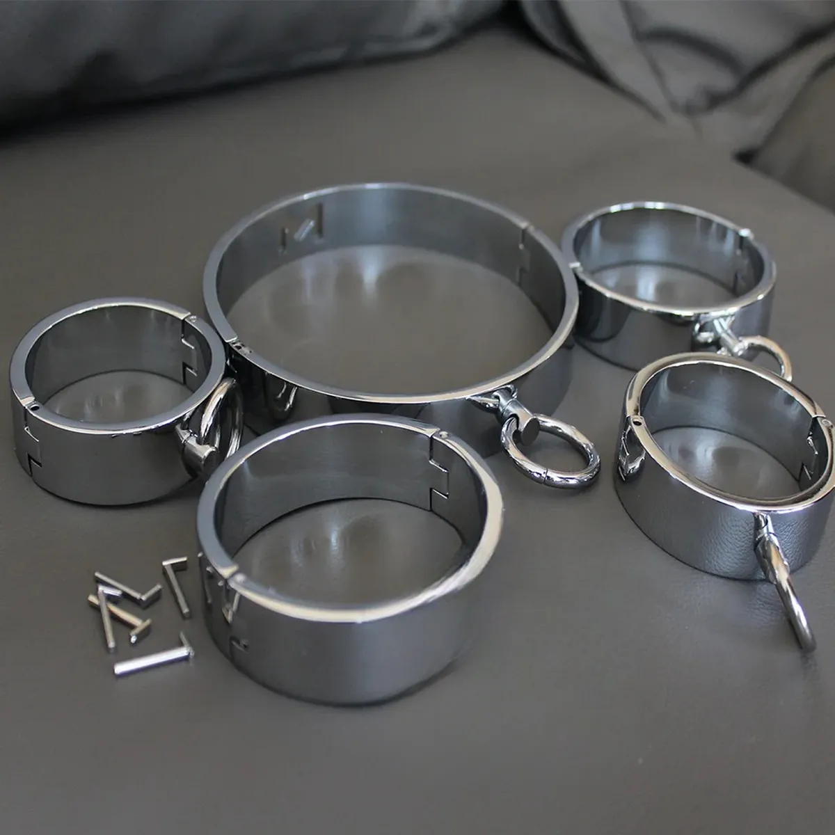 Esposas de metal para muñeca y tobillo con pasador magnético – vue 2