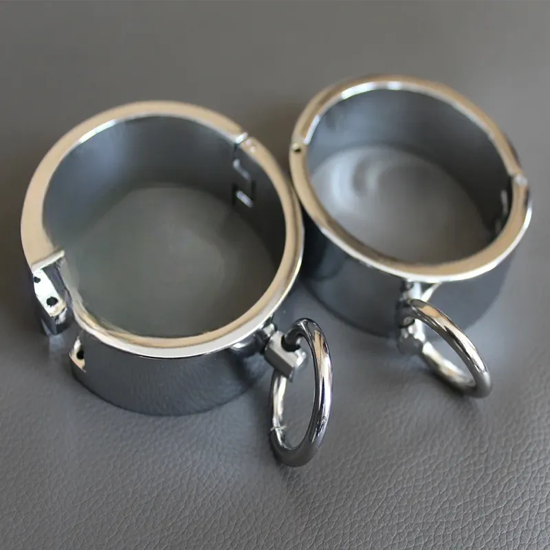 Esposas de metal para muñeca o tobillo con cierre magnético – Prueba el pasador