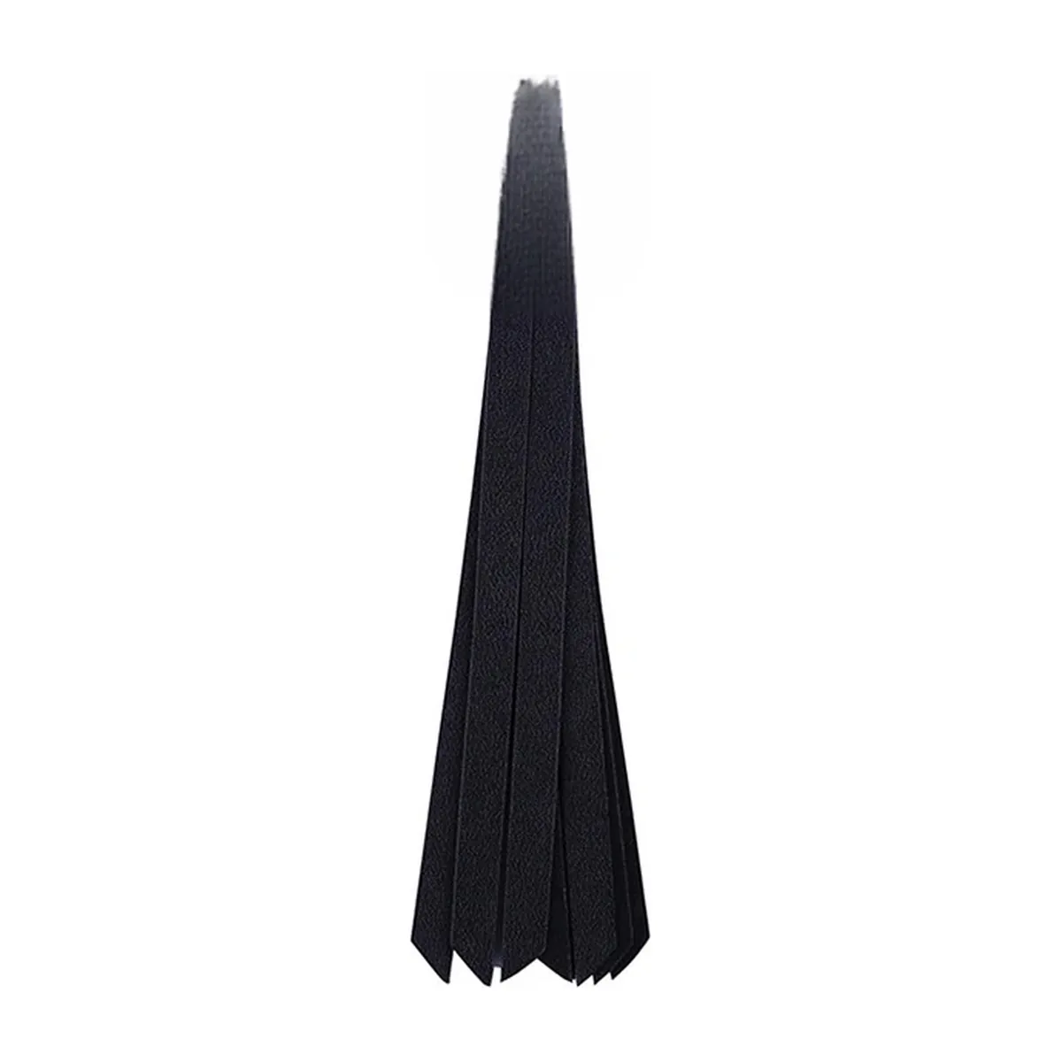 Fusta pequeña de cuero PU de 27 cm, compacta y portátil – negro