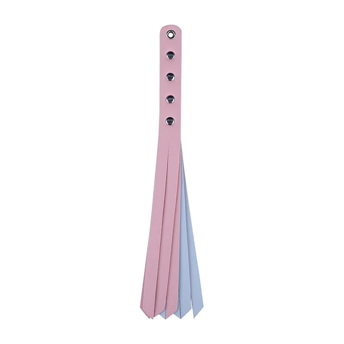 Fusta pequeña de cuero PU de 27 cm, compacta y portátil – rosa