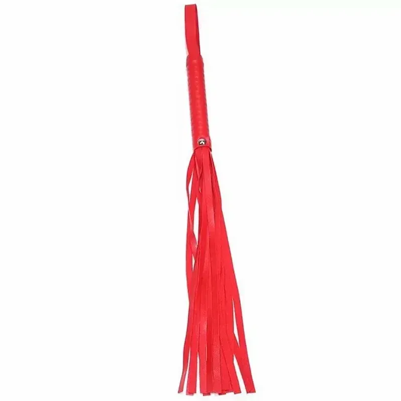 Látigo de cuero Pu de alta calidad para montar – rouge