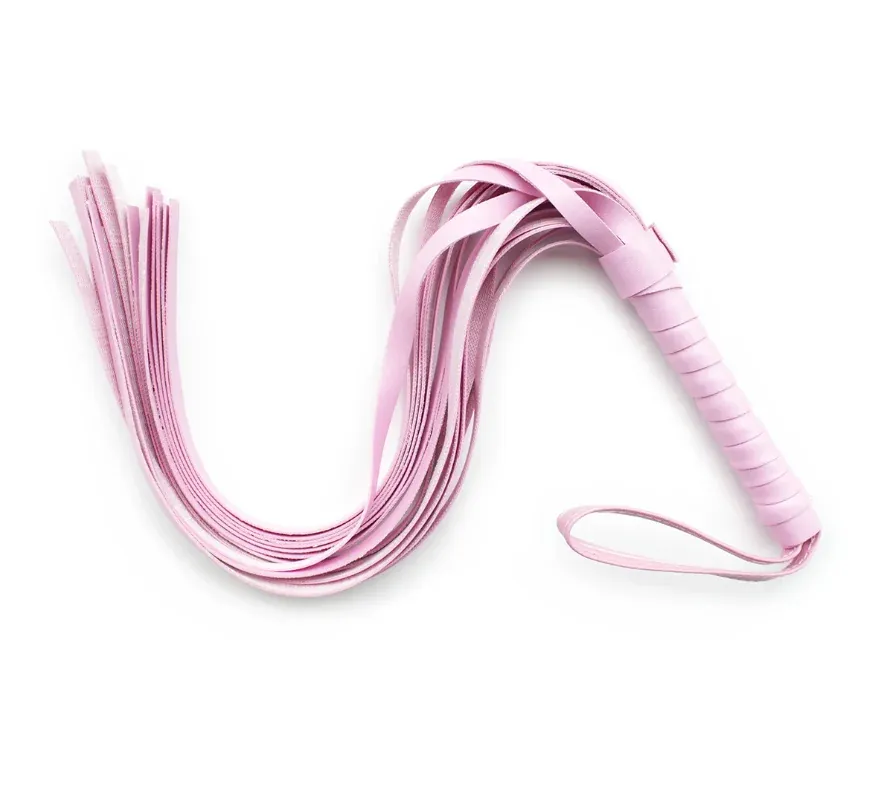 Látigo de cuero Pu de alta calidad para montar – rose