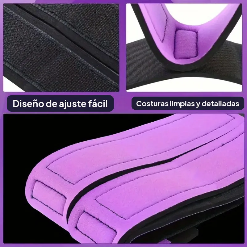 Set de bondage con separador de piernas ajustable y acolchado