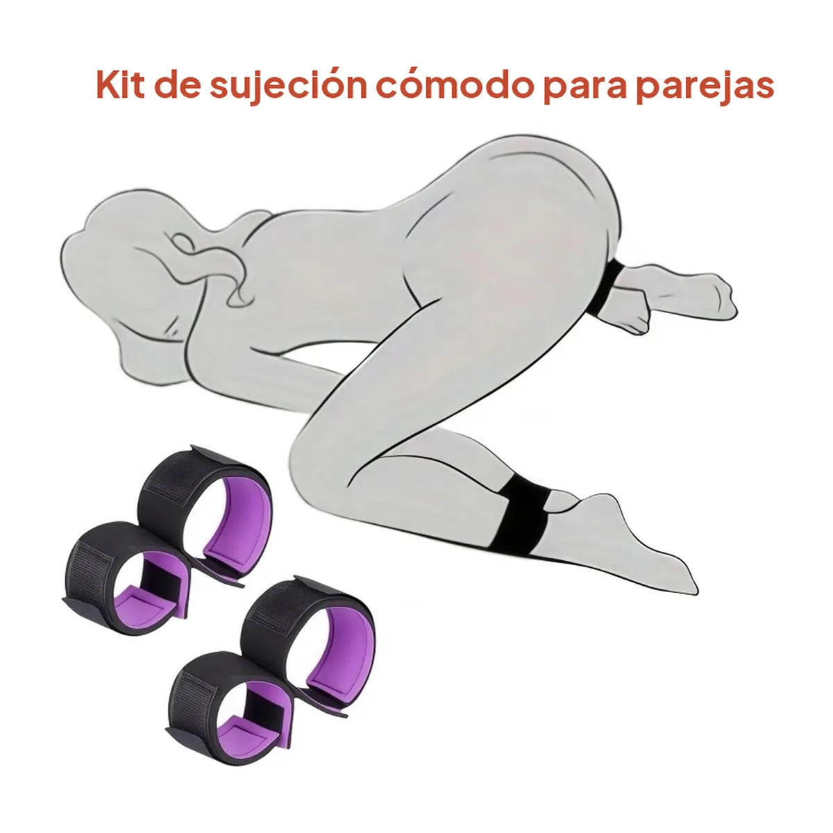 Set de bondage con separador de piernas ajustable y acolchado – vue 2