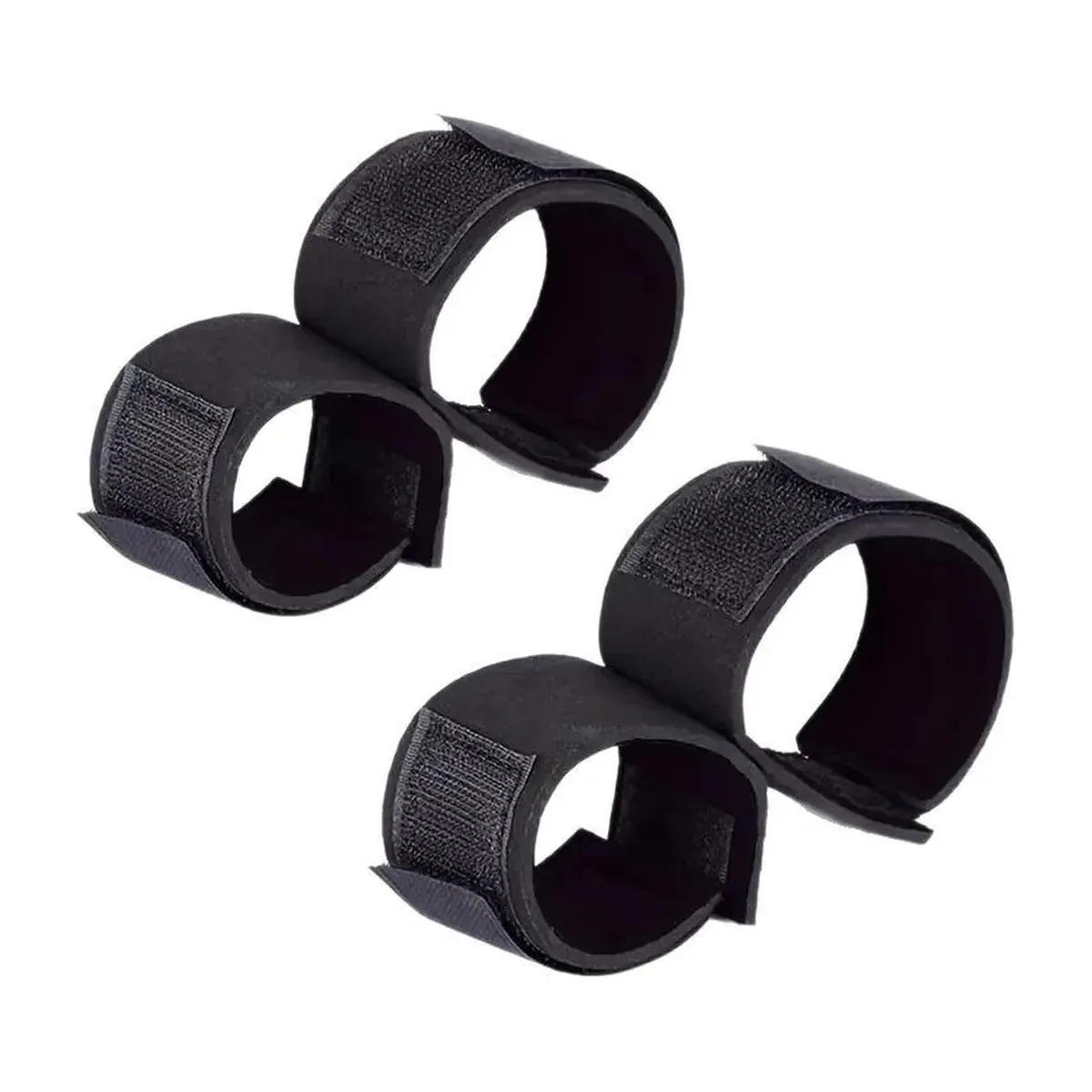 Set de bondage con separador de piernas ajustable y acolchado – negro