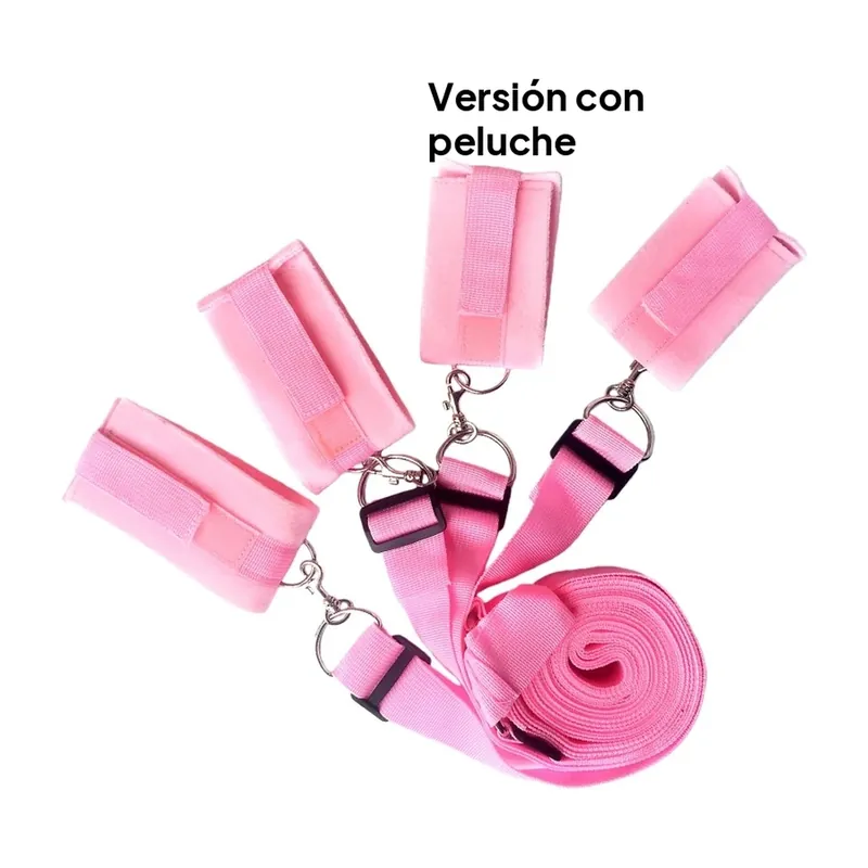 Set de restricción para cama ajustable con esposas – Acuerdos y ajustes durante el uso