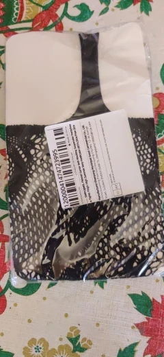 Foto de un comprador: Liguero de rejilla con tirantes y medias hasta el muslo de nailon