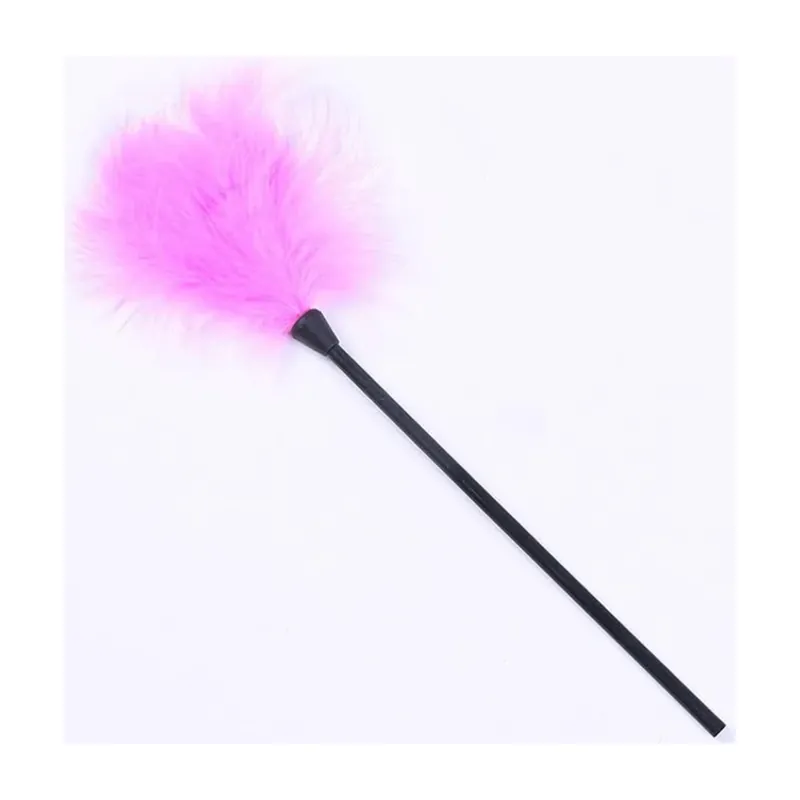 Tickler de plumas con mango de 20 cm en cuatro colores – Revisa las plumas