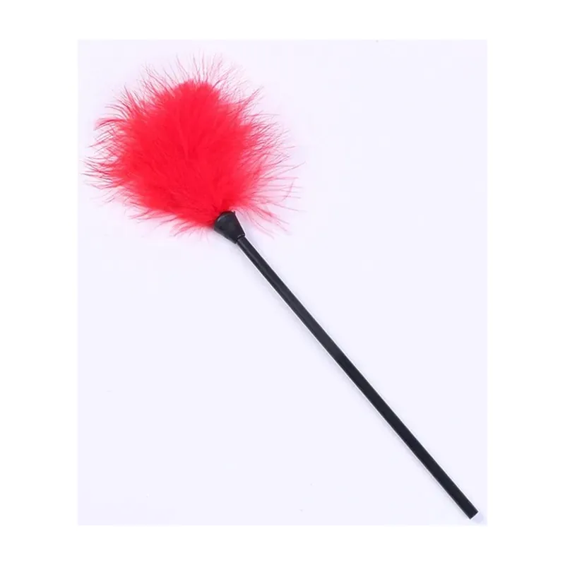 Tickler de plumas con mango de 20 cm en cuatro colores – Acuerden el contacto