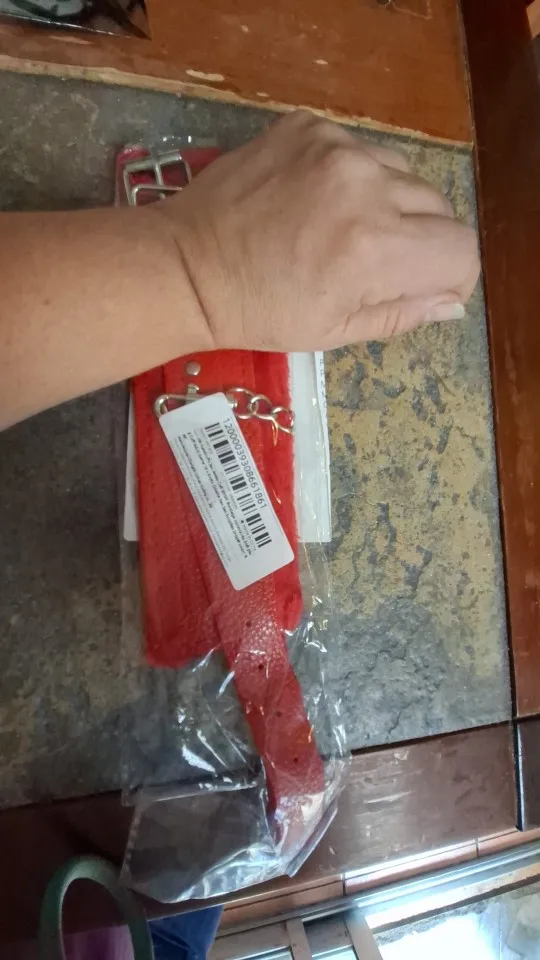 Foto de un comprador: Tobillera sexual con esposas de nailon para ataduras BDSM