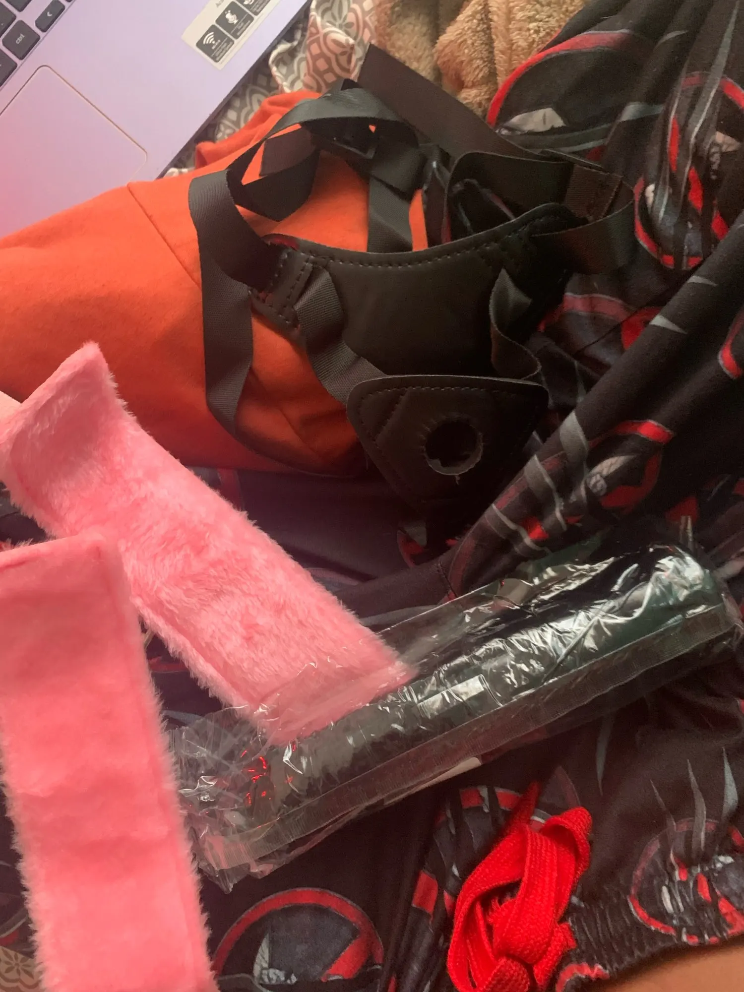 Foto de un comprador: Tobillera sexual con esposas de nailon para ataduras BDSM