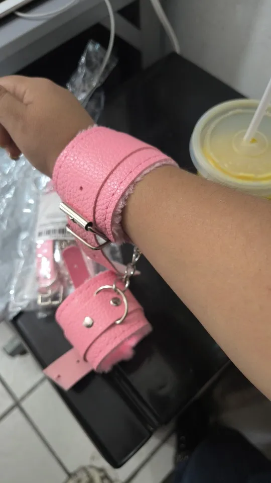 Foto de un comprador: Tobillera sexual con esposas de nailon para ataduras BDSM