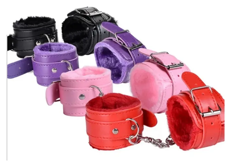 Tobillera sexual con esposas de nylon para ataduras BDSM